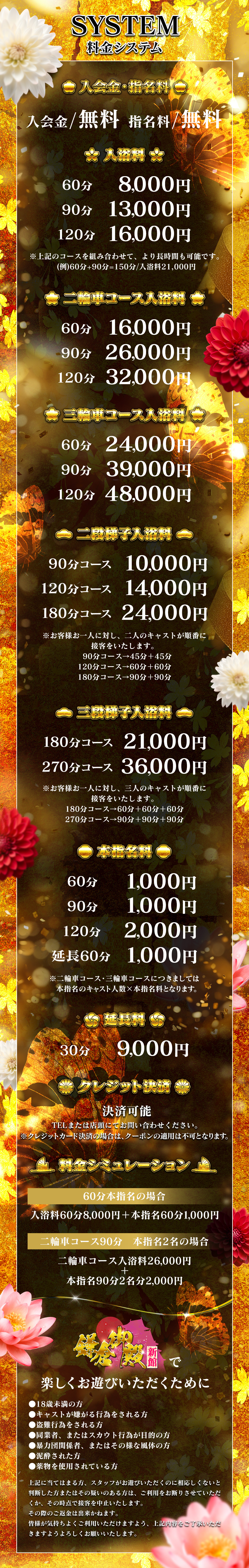 システム料金画像